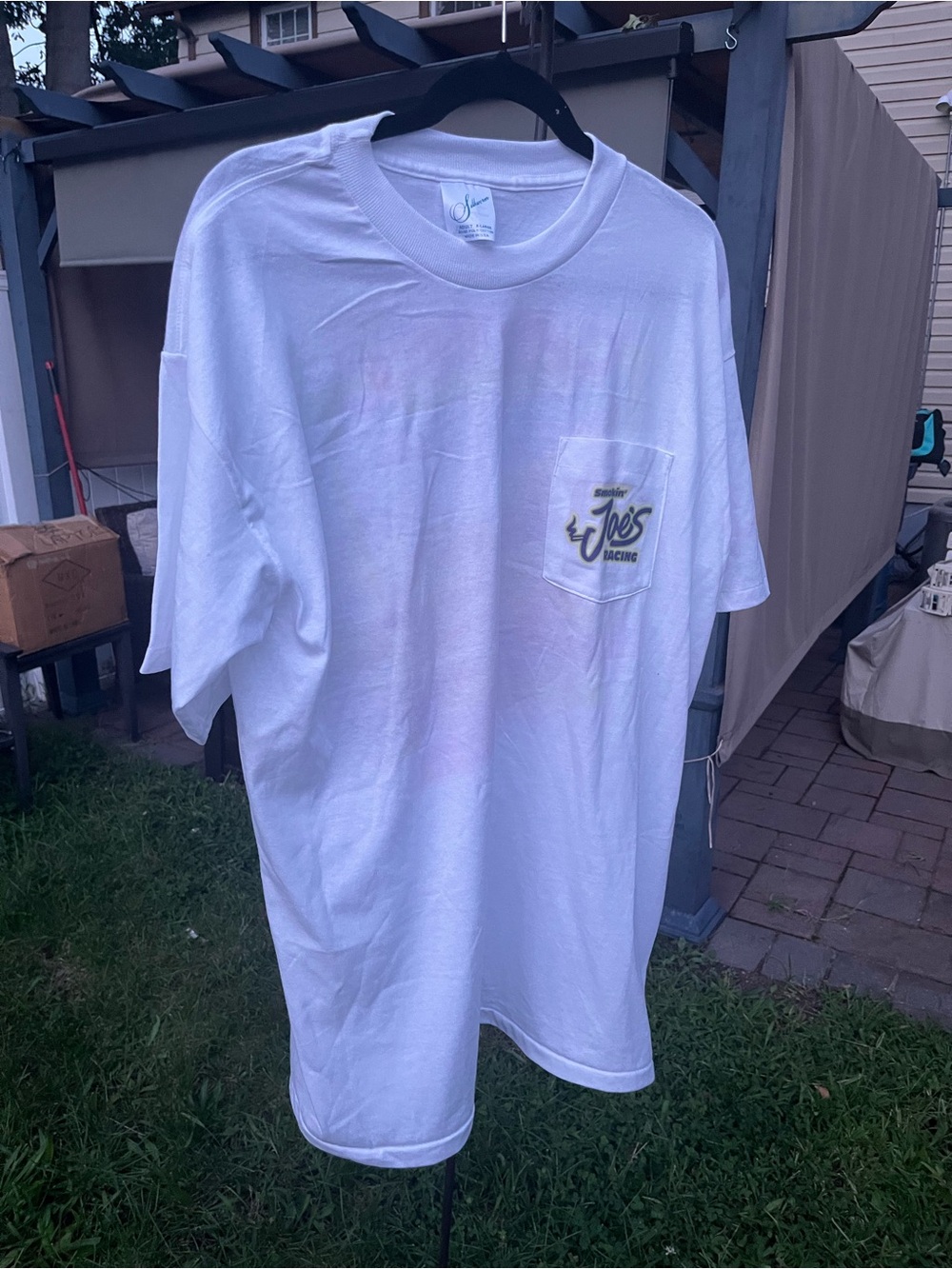 VINTAGE CAMEL White Pocket T-Shirt - Men's Casual Tee new with out tags